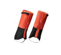Generico Attrezzatura for La Copertura dei Leggings da Arrampicata,Ghetta Leggera Regolabile for Le Gambe,Ghette da Escursionismo for Camminare in Campeggio Correndo(Orange,L)