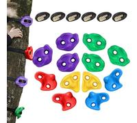 Generico Attrezzatura per Arrampicata su Albero | con 6 Cinghie a Cricchetto | Accessorio per Arrampicata su Albero | per Bambini Ragazzi Famiglie Avventura All'aperto Cortile Giardino Muro