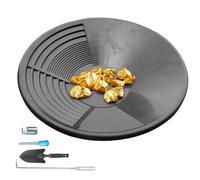 Generico Attrezzatura per Il Lavaggio 'Oro,Attrezzatura per La Setacciatura Manuale | Pentole per L'Oro,per Esplorazione All'Aperto di Fiume, Ruscello, Spiaggia E Natura Selvaggia