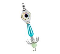 Generico Attrezzature da Pesca Illuminate a LED Resistenti alla corrosione Doppio Gancio per Un Aumento del Tasso catture Notturne Polpi Pesca con da Pesca con Cattura efficiente