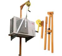 Generico Attrezzo di Sollevamento Manuale per impieghi gravosi per unità di condizionamento dell'Aria - 1-5 CV, capacità 300 kg, Cavo da 20 m, Facile Installazione, Perfetto per Professionisti HVAC e