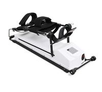 Generico Attrezzo Elettrico per la Riabilitazione di Ginocchia e Gambe con Display LCD e Telecomando Wireless, velocità e angolazione Regolabili per Esercizi a casa (Altezza da 155 a 165 cm)