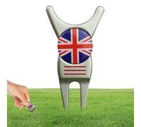 Generico Attrezzo per Divot,per Green in Lega di Zinco Antiruggine,Attrezzo Divot da Golf E Marcatore di Pallina | per Uomo Padre Giocatore Regalo Idee Regalo per Lui