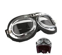 Generico Atv Goggles - Vintage Motorcycle Riding Glasses for Pilot | Motorcycle Goggless Over Glasses with Adjustable Straps, Motocross Goggles for Adults