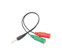 Generico Audio Jack Splitter l 3.5mm Headphone Splitter l DualAudio Adapter l Stereo Sound Splitter Cable l Portable Audio Splitter Sound for any audio setup