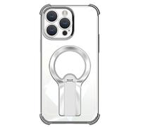 Generico Auraedge Magnetic Kickstand Case, Geupday Magnetic Kickstand Phone Case, Four Corners Airbag Protection, for iPhone 12, 13, 14, 15, 16 Pro Max/Plus (For iphone 16Plus,Silver)