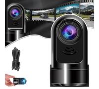 Generico Aureo Dash Cam, 2024 New Mini Front Dash Camera for Android, 24h Parking Mode, Aureo Dash Cam 360, 1080p HD 360° Rotating Mini Adas Dashcam, Aureo Dashcam (1pcs)