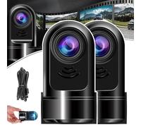 Generico Aureo Dash Cam, 2024 New Mini Front Dash Camera for Android, 24h Parking Mode, Aureo Dash Cam 360, 1080p HD 360° Rotating Mini Adas Dashcam, Aureo Dashcam (2pcs)