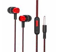 Generico Auricolari Di Telefoni Cablati - Cuffie Con Cavo Portatili Per Chiamate | Cuffie Cablate In-ear Con Suono Stereo Ad Alta Fedeltà Microfono Per Camminare, Jogging E Altre Attività All'aperto