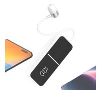 Generico Auricolari Senza Fili | Auricolari Con Cancellazione Del Rumore E Clip Da Risvolto,Cuffie Sportive Con Display Digitale,Per Viaggio Sport Lavoro Corsa Allenamento Business Uomini E Donne