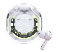 Generico Auricolari wireless - cuffie 5.3 fitness, ingranaggi audio in -ear che cancellano il rumore attivo, cuffia per microfono impermeabile, custodia di ricarica | Esercizio fisico auricolari musi