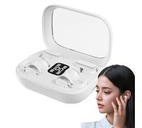 Generico Auricolari wireless - Cuffie sportive con display a LED per una lunga durata di gioco | Auricolari impermeabili, elettronici con cancellazione del rumore per giochi, corsa, allenamenti in pa