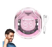 Generico Auricolari Wireless In Ear - Cuffie 5.4 In Ear Con 4 Microfoni ENC, Auricolari Wireless ENC Con Cancellazione Del Rumore 3D Bass Stereo IP7 Boccioli Impermeabili, Per Corsa, Ciclismo, Allena