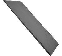 Generico Aurora Store 4 Piatti Piani Rettangolare Ardesia 30x15 cm Nero Pietra Naturale da Sushi Ristorante Cucina Vassoio Tagliere Portata 30x15