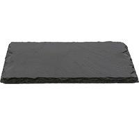 Generico Aurora Store 4 Piatti Piani Rettangolare Ardesia varie dimensioni Nero Pietra Naturale da Sushi Ristorante Cucina Vassoio Tagliere Portata 20x30