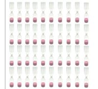 Generico Aurora Store 40 Clessidre Mini in Vetro con Polvere Colorata da 6 cm Bomboniera per Matrimonio, Laurea, Compleanno, Battesimo, Baby Shower (Rosa)