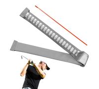 Generico Ausilio per l'allenamento del Golf - Bastone Pieghevole Compatto l'allineamento dello Swing, Strumento Leggero con Fascia Il Controllo Corpo, Supporto Ritmo, Attrezzatura Sportiva all'