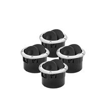 Generico Auto Aria Condizionata Griglia di Sfiato per Dacia per Logan MK1 2004-2011 per Logan MK2 2012 687600649R Pannello Ventilazione Auto(4pcs Sliver)