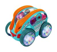 Generico Auto da Corsa acrobatica con Effetti di Luce e Musica,Giocattolo educativo per Bambini e Bambine di età Compresa tra 1 e 3 Anni 361