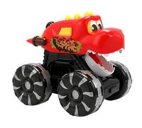 Generico Auto Dinosauro Per Bambini | Modello Auto Giocattolo Con | Veicolo Dinosauro Con Controllo A Pressione E Luce,per Bambini e Bambine Piccoli Compleanni Feste di Natale Giorno dei