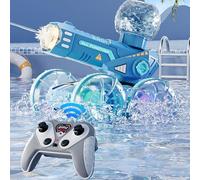 Generico Auto RC, Veicolo Telecomandato Terrestre e Acquatico, Vettura Telecomandata Con Ad Acqua Per Gare Sportive All'Aperto Arrampicata Su Rocce E Spiaggia