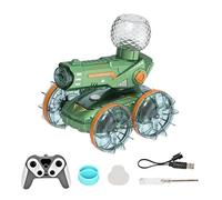 Generico Auto Remota | Giocattolo Da Corsa RC Terrestre E Acqua | Auto Remota A Velocità Regolabile | Veicolo RC Anfibio Con Luci A LED Per Acrobazie Esterne Per Esterni Per Esterno