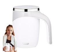 Generico Auto Stir Coffee Mug, Rechargeable Magnetic Mixing Cup for Tea, Milk, Self Stirring Insulated with Touch, Home, Kitchen, Travel, Breakfast Table, Daily Use