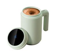 Generico autoagitante - di miscelazione elettrica impermeabile con display LCD della temperatura | Tazzza da caffè magnetica automatica per succo di cacao in polvere, acqua, bevande, ufficio a casa