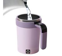 Generico autoagitante - Miscelatore caffè elettrico | da caffè autoagitante ricaricabile con coperchio per mescolare latte e cacao, agitatore magnetico automatico da 380 ml per ufficio, viaggi e ca