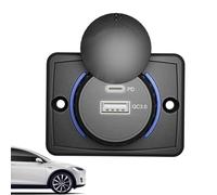 Generico Autoladegerät - Caricatore per auto USB-C PD, ricarica rapida da 45 W, ottimizzazione intelligente della tensione | Design elegante e durevole con protezione da surriscaldamento da sovracorre