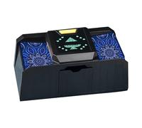 Genérico Automatic Card | 9.1x4.3x4.5 Inch, ABS, Black | Sensore Activated, 8 Sec Timer, AC/USB | Poker Machine For Guandan Texas Hold'em, Home Travel Party Game Accessory