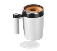 Genérico Automatic Coffee Cup - Stirrer 380 ml Rechargeable Electric Magnetic Stirring Coffee Mug | Self Mixing Cup With Temperature Display For Hot Chocolate Milk Tea