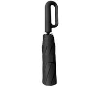 Generico Automatic Folding Umbrella - Wind Resistant Rain Umbrella | Compact Travel with Auto Open Close Button, UV Blocking Canopy with Carabiner Grip Handle, Weather Protection Accessory