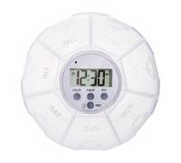 Generico Automatic Medication Dispenser - Smart Pill Organizer, Digital doze Reminder, Electronic Tablet Storage System | Timed Alarm Voice Recording Feature, Weekly 7 Compartment Case Container