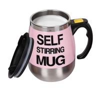 Generico Automatic Stirring Coffee Mug, 400ml Electric with Lid Ergonomic Handle, Magnetic Self-Stirring Mug with Lid for Tea, Oat Drink, Powder, Home, Office, Travel, School, Gym, Camping, Picnic