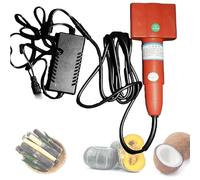 Generico Automatic Sugarcane Scraping Machine, Electric Coconut Peeler, 120W Coconut Peeler Peeling, Precise Peeling, No Damage To Fruit, for Sugarcane, Pumpkin, Winter Claw, Taro, Pineapple