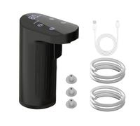 Generico Automatic Wine Aerator, Electric Wine Decanter, Liquor Pump with Precise Pouring, Long Battery Life Dispenser, Bottle Accessory Suitable for Most Whiskey, Use for Home Bar Party, Black