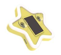 Generico Automotive Solar-Powered Window Ambient Lights, Star And Triangle Shaped Colored LED Decorative Lights, Wiring-Free Solar Charging Car Interior Atmosphere Lamp