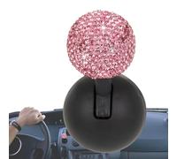 Generico Automotive Start Button Rocker, Decorative Rhinestone Ball-Bar Joystick, Car One-Button Start Switch for Truck, SUV, RV, Interior Styling