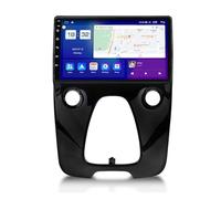 Generico Autoradio Android 14 2 DIN per Peugeot 108 Citroen C1 Toyota Aygo 2014-2021 10 Pollici Touchscreen autoradio Accessori Auto Lettore Video multimediale Supporto Wi-Fi FM Bluetooth SWC (Y1 8Co