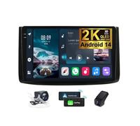 Generico Autoradio Android 14 per Chevrolet Aveo T250 2006-2012 con Carplay, Android Auto, Schermo Touch da 9,5 Pollici 2K, Stereo 2 DIN, Navigazione GPS, Bluetooth, DSP, Radio FM/RDS, comandi al Vol