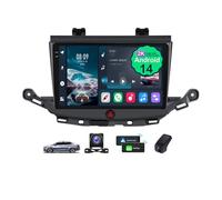 Generico Autoradio per Opel Astra K 2015-2022 - Carplay Wireless Android Auto - Schermo 2K da 9,5 Pollici, Android 14, Stereo con 4G, WiFi, Equalizzatore a 32 canali, GPS, comandi al Volante, Radio F