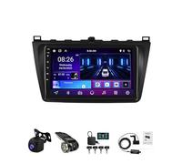 Generico Autoradio Schermo tattile Android 15 per Mazda 6 2008-2012 Radio Stereo Bluetooth Schermo Touch da 9 Pollici Carplay Navigazione GPS WiFi Comandi al Volante Telecamera Posteriore(W100 2+32G)