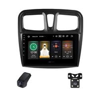 Generico Autoradio Stereo per Renault Logan 2014-2019 Automotive Multimedia Touch Screen 9-inch Bluetooth con Android Auto Carplay Wireless WiFi/FM AM RDS Radio/Navigazione GPS/SWC/ADAS DVR(A,M150CP)