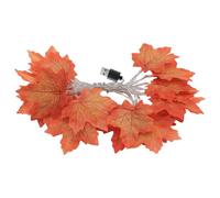 Generico Autumn Leaf String - 19.69Ft Waterproof Lights, Festive Maple Decorative Hanging Lighting, Durable Outdoor Indoor Set | Home Yard Garden Party Dorm Wedding Fall Patio Porch Bedroom Balcony