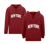 Generico Autunno E Inverno Sweatshirt Bambini Cappotto con Cappuccio Sportiva Accogliente Graziosa Felpa Stampa Carina Felpe Basic in Primavera per attività Sportive