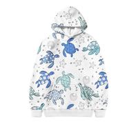 Generico Autunno E Inverno Sweatshirt Bambini Felpa con Cappuccio/Sweatshirt Solid Color/Print Zip Intera Cerniera Hooded Girocollo Sport Casual per Ragazzi