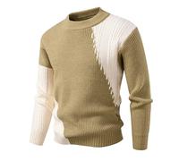 Generico Autunno Nuova Maglieria Uomo Invernali Collo Alto Maglioni Vestibilità Larga Giacca in Maglia Maglione Slim Fit Pullover Dolcevita Morbido Top Vintage Spessa