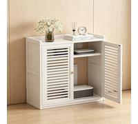 Generico Av Tower Media Stand Supporto In Legno, Armadio Per Componenti Video Con Porta, Mobiletto Porta Componenti Aperto HiFi For Ufficio Soggiorno(White)