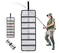 Generico Avvolgimenti per Esche da - Materiale in Rotolo di PVC, Impermeabile per La Protezione delle Esche, Organizer Compatto per L'attrezzatura, Design Durevole della Borsa | per Donne,